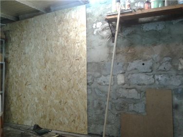 Зима уже рядом, утепляем гараж. Часть 2 uteplenie dsp Зима уже рядом, утепляем гараж. Часть 2