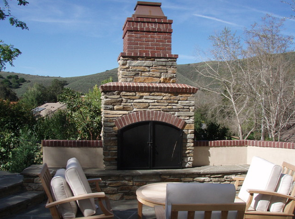 Fireplace fireplace Садовый декор: Барбекю зона